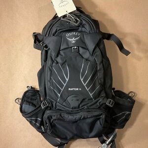 Osprey Raptor 14L Men's Mountain Biking Backpack with Hydraulics Reservoir NWT